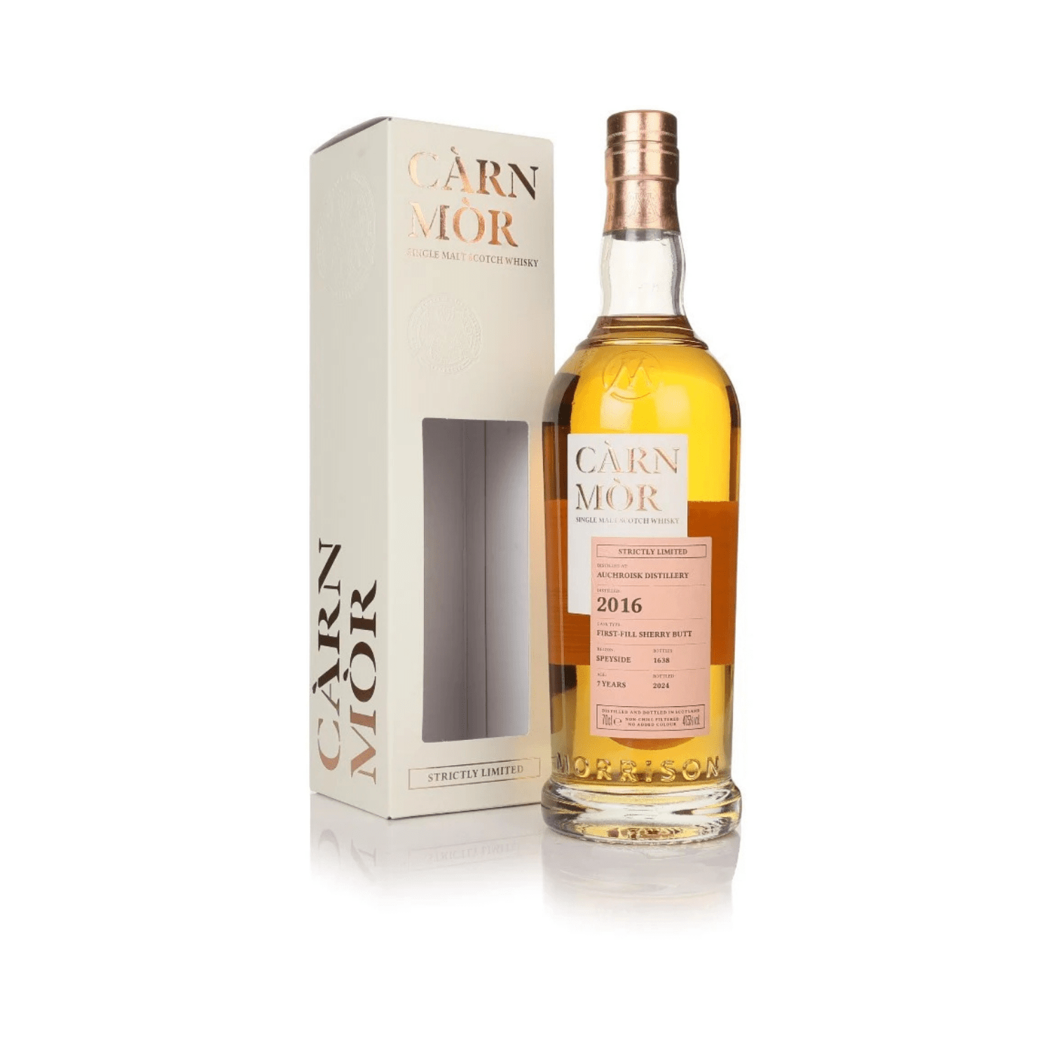 CMSL Auchorisk 2016 7 Year Old First Fill SHerry